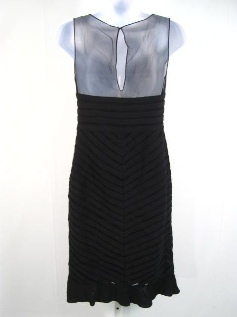 SHERRIE BLOOM PETER NOVIELLO CHETTA B. Black Dress Sz 6  