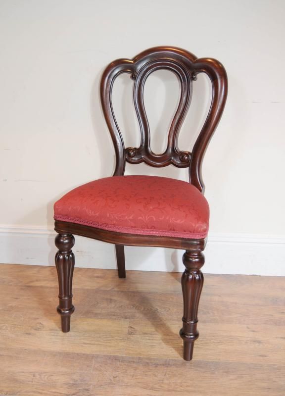 Chippendale Table & Victorian Dining Chairs Set  