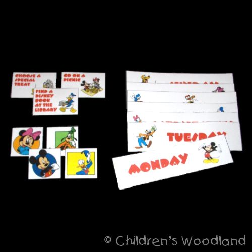 MICKEY MOUSE CHORE CHART SET KID CHORES DISNEY MINNIE  