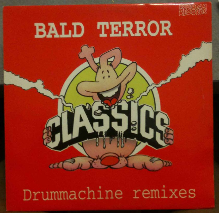 BALD TERROR drummachine remixes 12 mint  GABBER  