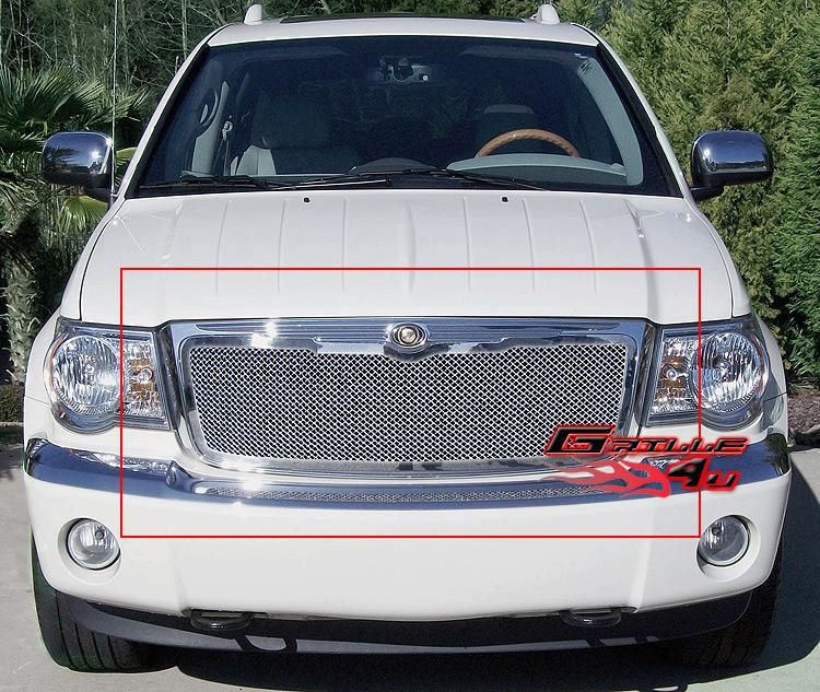 07 10 Chrysler Aspen Stainless Steel Mesh Grille Insert  