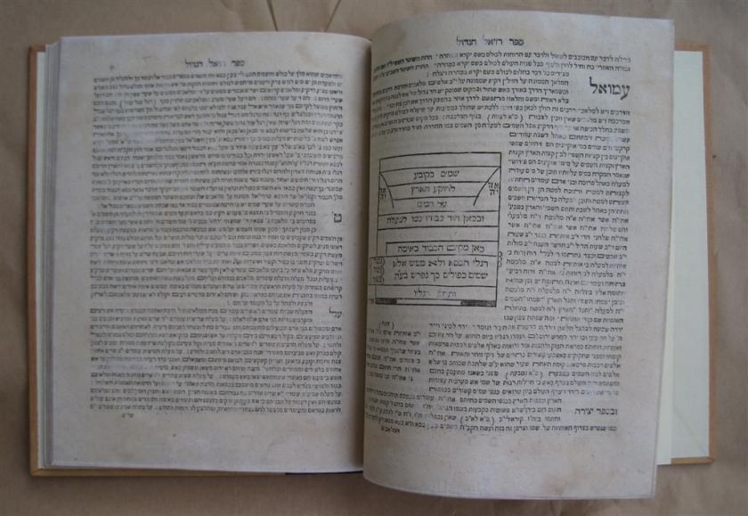 1701 1r libro de Kabbalah de hebreo de RAZIEL Amsterdam HAMALACH