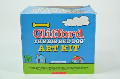 Clifford The Big Red Dog Art Kit ~ 40 Piece Never Used  