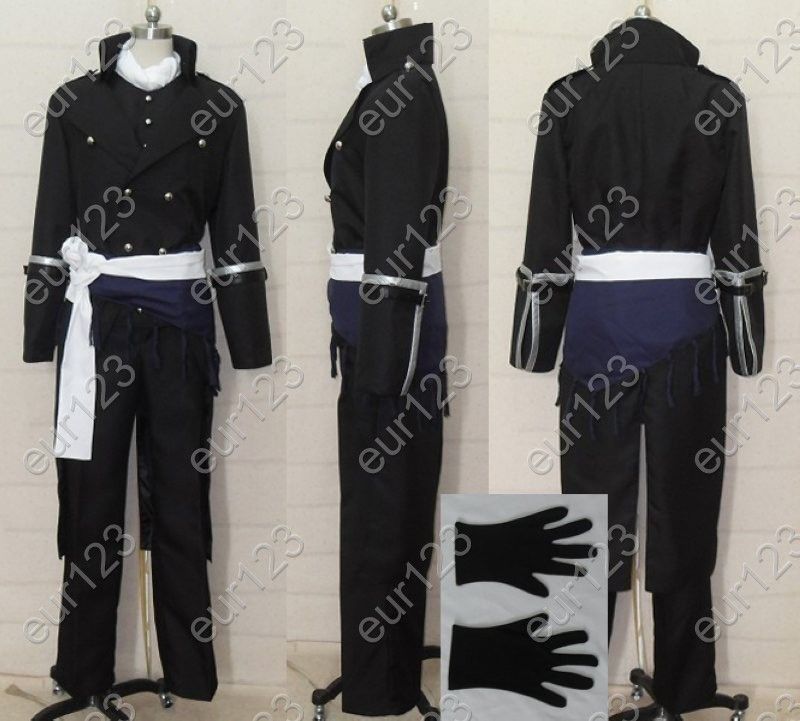 Saito Hajime Hakuouki Shinsengumi Kitan Cosplay Costume  