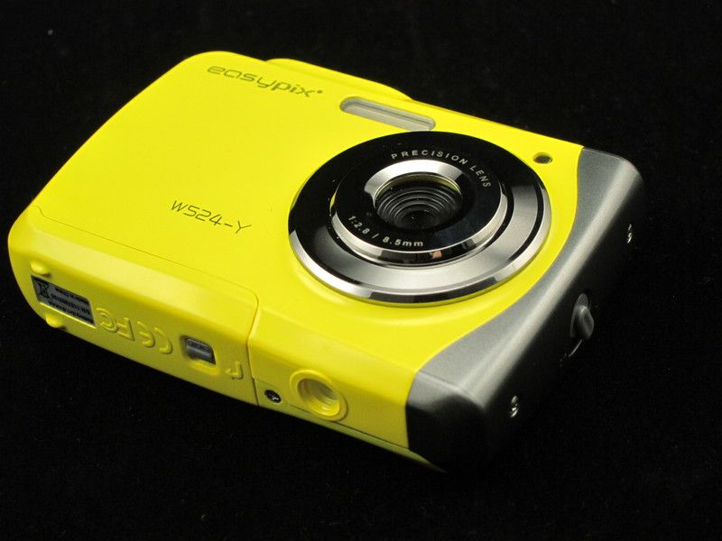 12MP underwater digital camera, yellow, Anti Shaking  