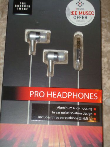 The Sharper Image PRO HEADPHONES iphone  earbuds  