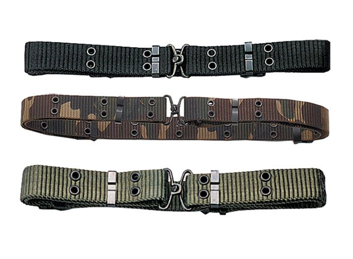 Iron Metal Buckle Canvas Mini Pistol Belt BDU Waistband  