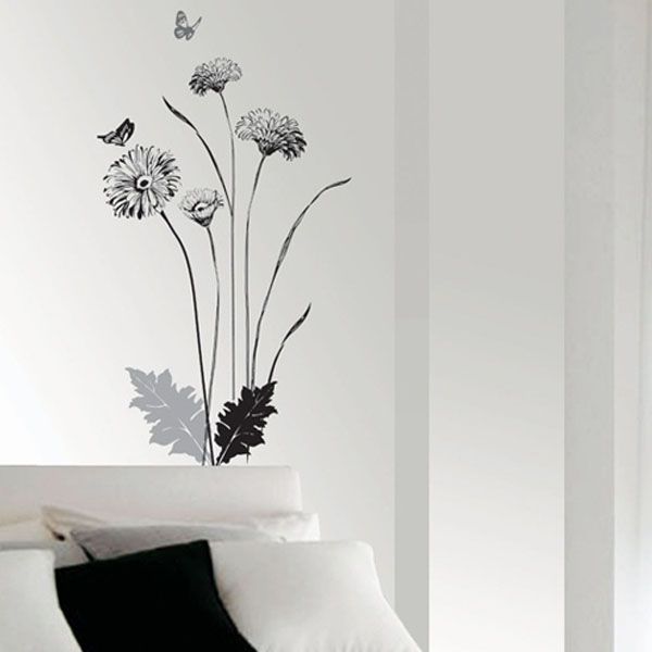 Chrysanthemum WALL DOOR WINDOW VINYL STICKER SS58228  