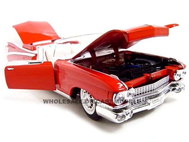 1959 CADILLAC EL DORADO BIARRITZ RED 118 DIECAST  