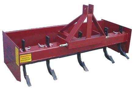 NEW 5 Tractor Box Blade Scaper With 5 Scacifers  