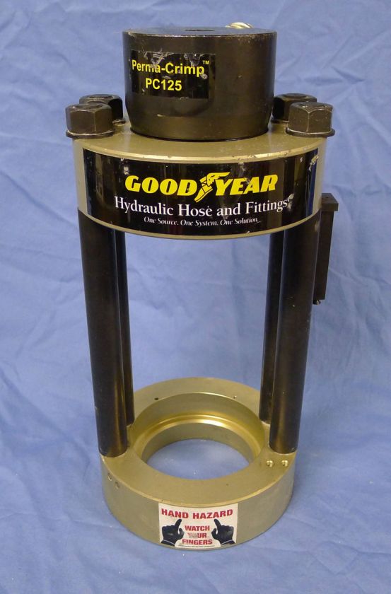 Goodyear PC125/ Custom Crimp D100 Hydraulic Hose Crimper Head  