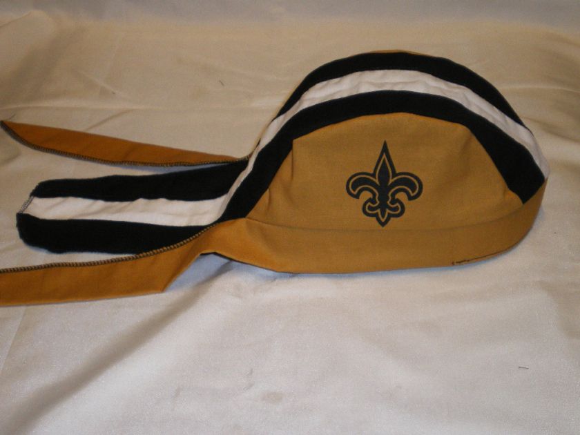 NEW ORLEANS SAINTS WHO DAT DOO RAG HEADWRAP DO RAG HAT  