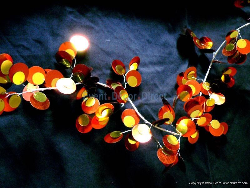 amber pvc garland w beads decorate your space with this retro garland 