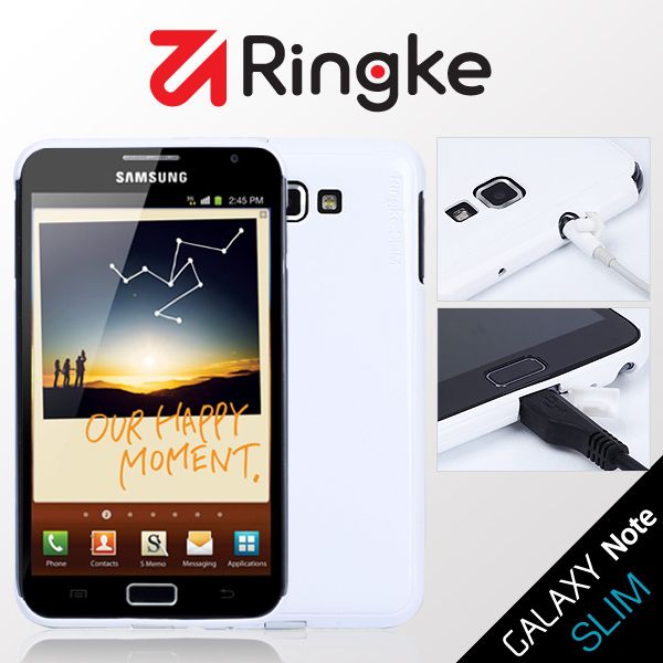 Samsung Galaxy Note Rearth Ringke Slim Case [Alpine White]  