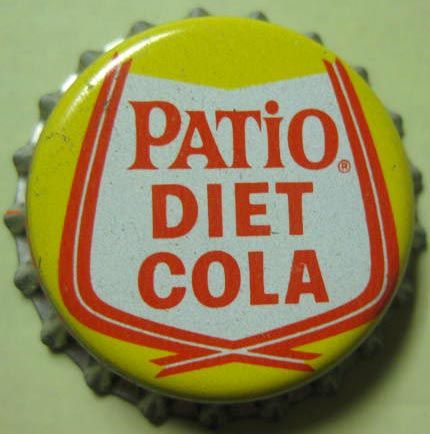 PATIO DIET COLA Cork Soda CROWN, Bottle Cap, Pepsi Cola  