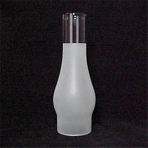 New 3 X 10 Slim Kerosene Oil Lamp Chimney Frosted Glass  