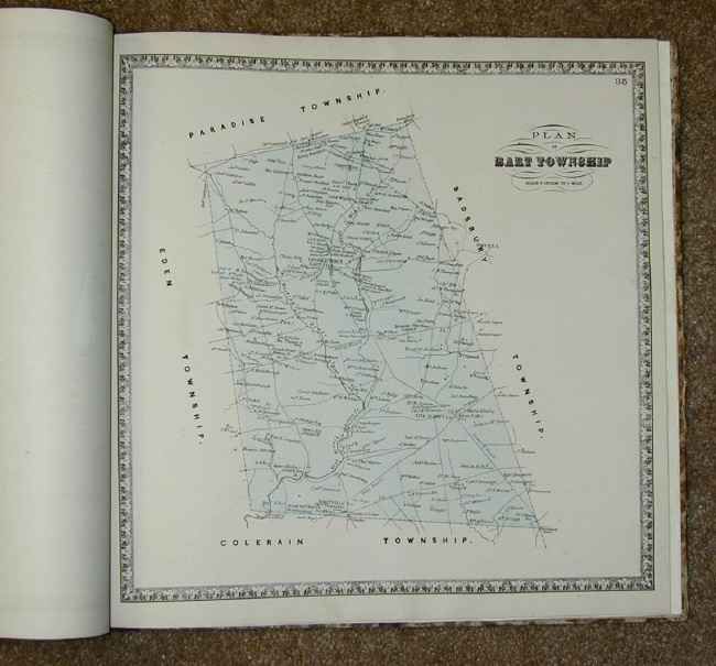 1864 Bridgens Atlas of Lancaster County Pennsylvania  