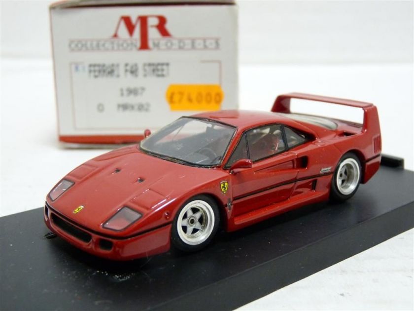 MR Models MRK02 1/43 1987 Ferrari F40 Handmade Resin Model Car Kit 