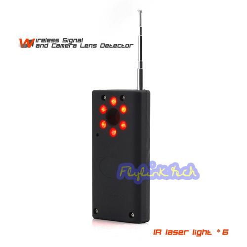 Anti Rf Signal bug detector hidden camera Laser Lens bugging device 