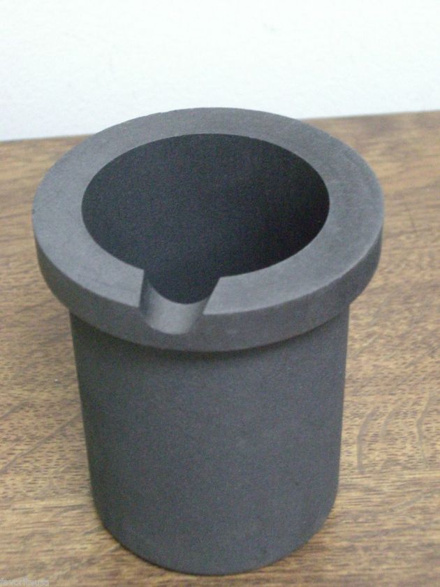 GRAPHITE CRUCIBLE FOR MELTING GOLD SILVER 2Kg CAPACITY  