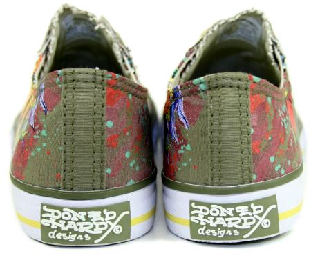 ED Hardy Kids BOYS Unisex Eagle Brown Lowrise Shoes NIB  