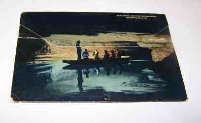 Vintage Foldout Postcard MAMMOTH CAVE Kentucky  