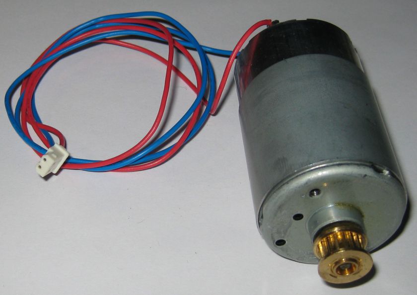 Mabuchi RS 555SH Motor with Pulley   18V   3700 RPM  