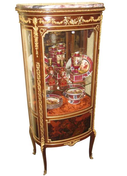 Francois Linke Louis XV Style Vitrine Display Cabinet  