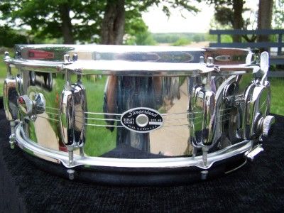 Slingerland Vintage Snare Drum Niles IL Chrome 66 zoomatic Strainer 