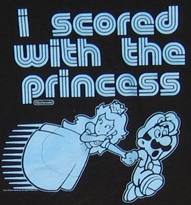   with the Princess Super Mario Brothers T Shirt Tee Nintendo  