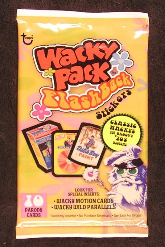 08 Wacky Packages Flashback Series 1 SEALED PACK gold?  