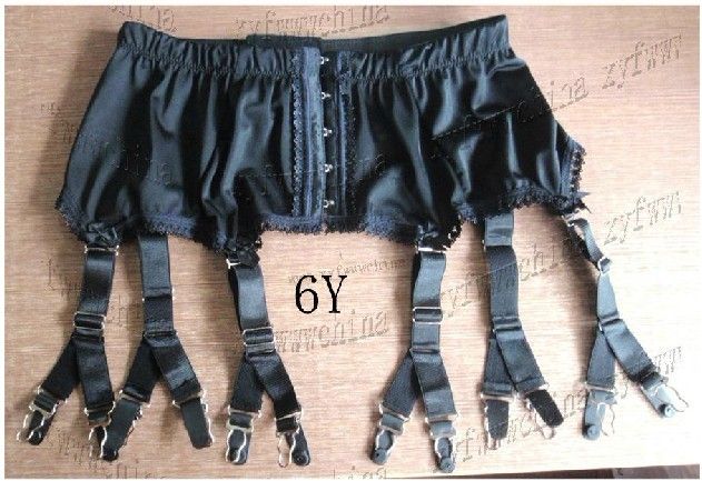 straps and metal clasps Garter Belt  