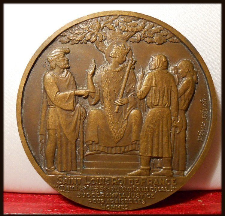 1938 ART DECO MEDAL CHATEAU DE VINCENNES SAINT LOUIS  