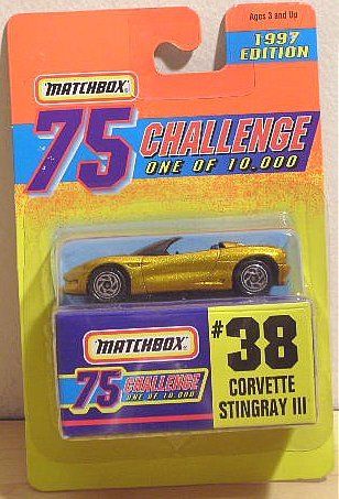 1997 Matchbox Challenge Series#38 CORVETTE STINGRAY III  