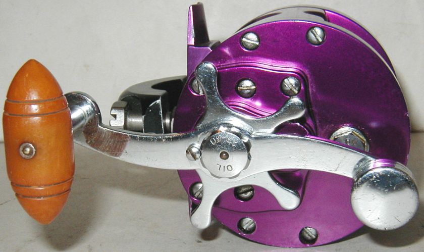 RARE PURPLE Accurate 146 SQUIDDER Conversion REEL~NICE  