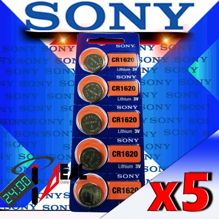 PC SONY CR1620 CR 1620 3v Lithium Battery Exp2020 ECR1620  