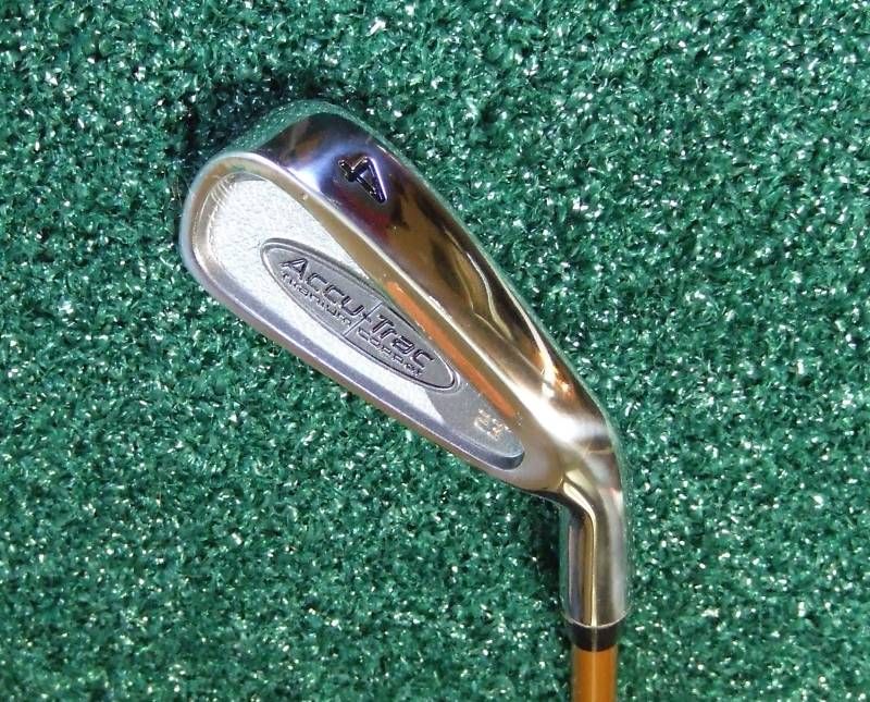 MENS GOLF CLUBS   RH ACCU TRAC Ti COPPER 4 IRON  