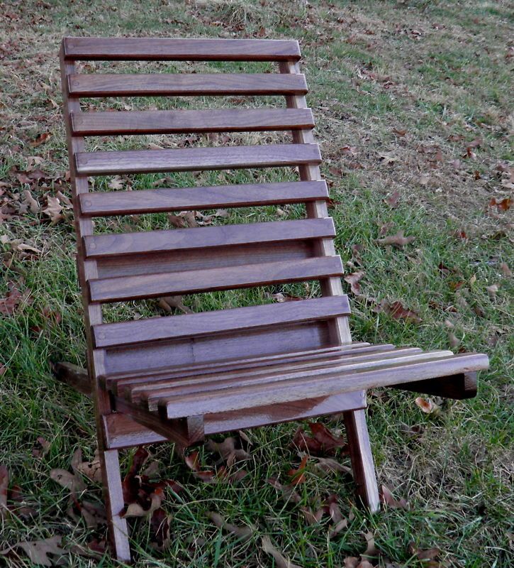 Civil War Era Camp Chair Woodworking Project Plans  