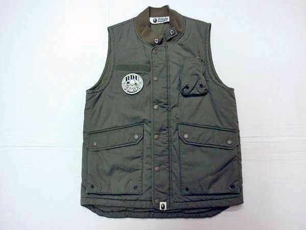   Bathing Ape Army Vest   Medium   Bape Wtaps NBHD Billionaire Boys Club