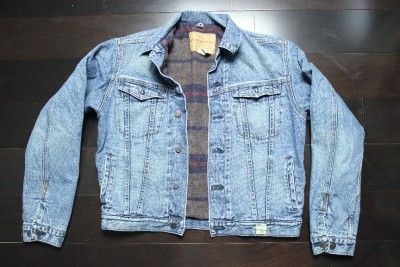 Boys/Young Men Abercrombie and Fitch Lined Denim Jean Jacket. Size XL 