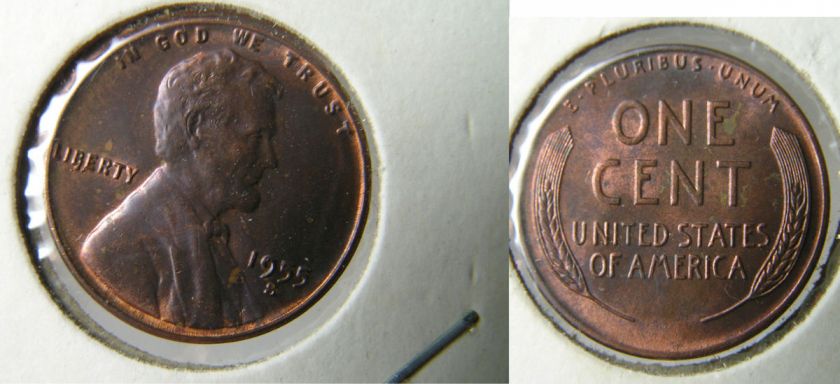 1955 S Wheat Penny*** ***Die Break***  