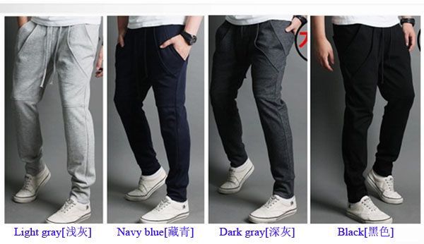 2012 Harem Pant new mens casual stylish Sports Trousers Rope 4 Color M 