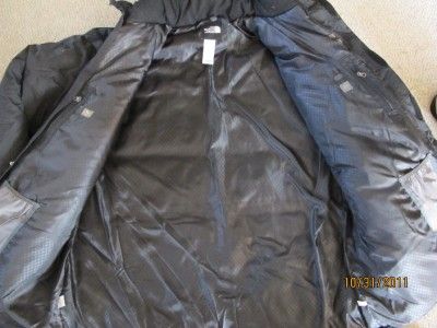 Mens The North Face Black Gore tex 600 DOWN Insulated Winter Parka 