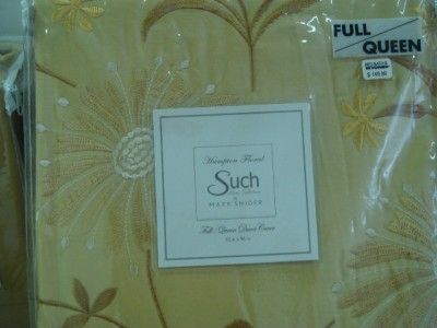 4PC Queen Full Embroidered Bedspread Duvet Donna Cover  