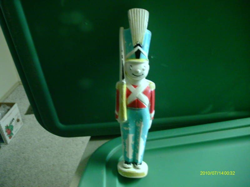 ALAN JAY CLAROLYTE RUBBER SOLDIER DOLL MADE IN US  