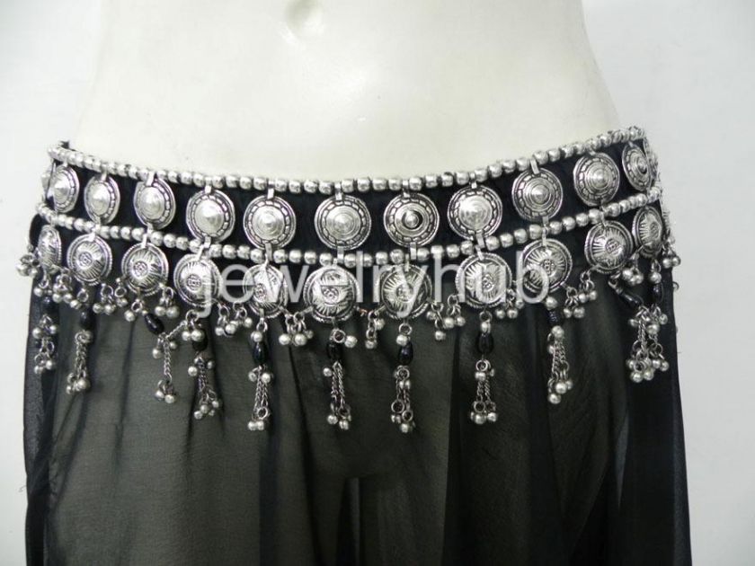 Kuchi BELT Belly Dance Hip Skirt Jewelry Tribal Boho NW  