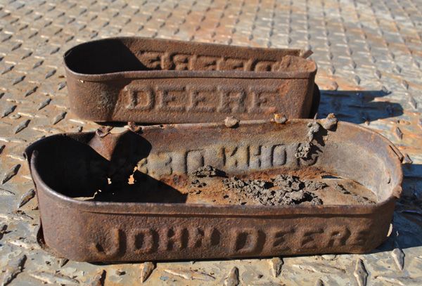 Old Vintage Original Farm John Deere Tractor Horse Drawn Machinery 