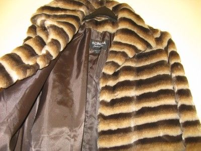 womens winter faux fur Coat jacket size M L XL $209  