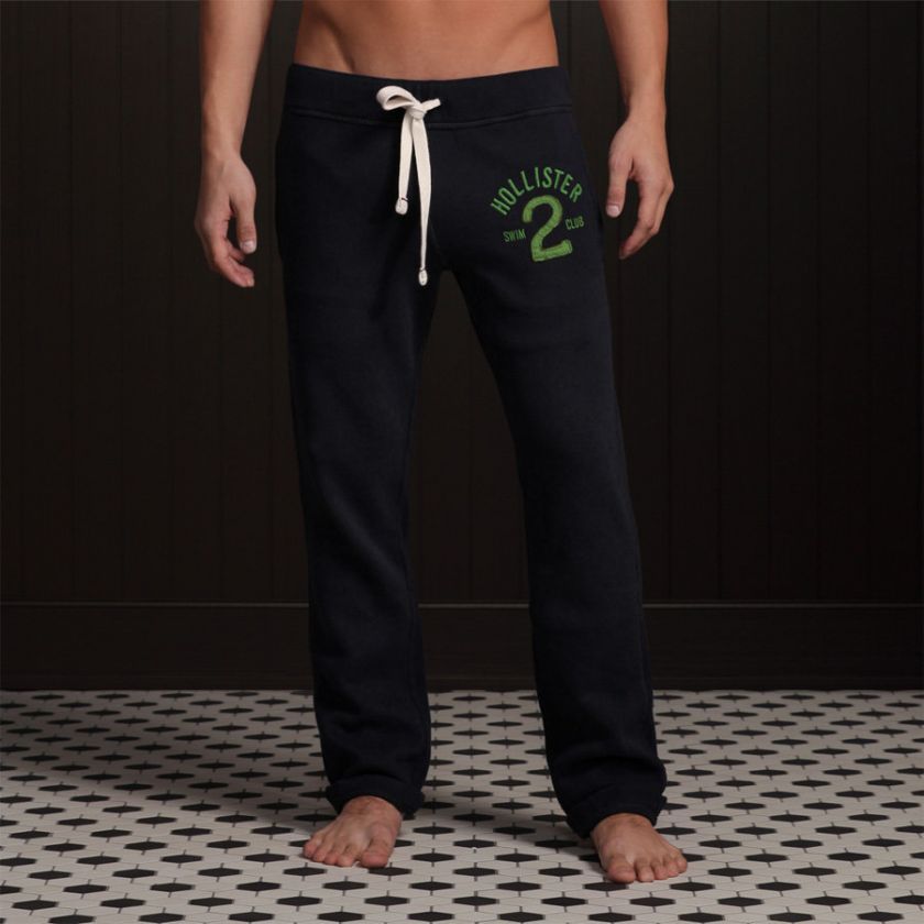 NWT Men HOLLISTER 2012 Slim Straight Sweatpants Abercrombie Many 