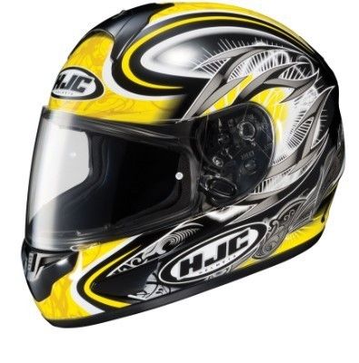   CL 16 Hellion Graphic Yellow Helmet Snell 2010 (3XL DOT ONLY)  